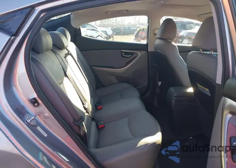 2013 Hyundai Elantra Limited from USA, damaged, VIN KMHDH4AE9DU660012